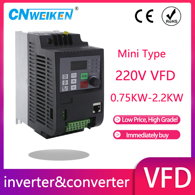 Vfd 7.5Kw Inverter Motor - 0.75KW - 2.2KW MINI 220v to