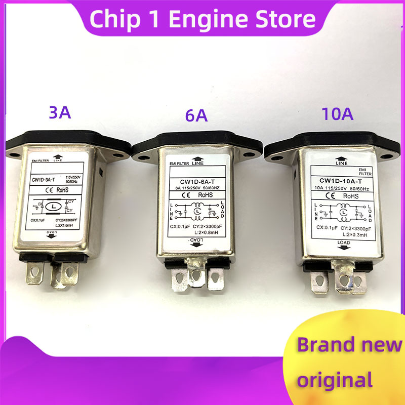 Vfd Emi Filter 3 Phase - Single-phase EMI filter/IEC T-Socket filter CW1D-3/6/10A-T