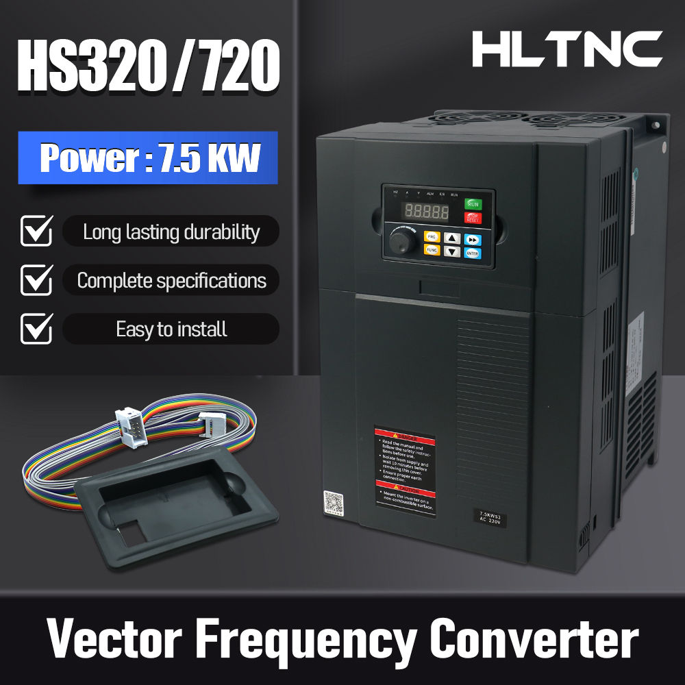 Vfd 7.5Kw Inverter Motor - HTNC HS320-7.5 7.5KW VFD Frequency Converter