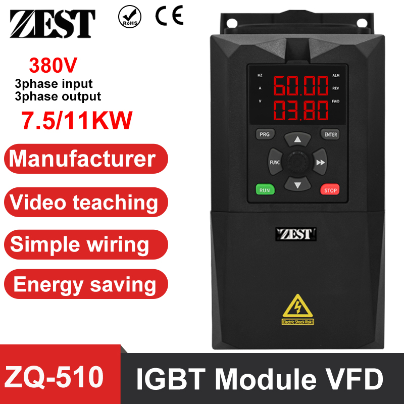 Variable Frequency Drive 3 Phase 380V - ZQ-510 IGBT VFD 3phase 380V 440V
