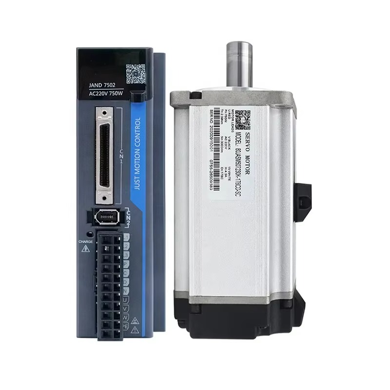 Servo Driver 750W Ac Servo Motor - 80JASM507230K-17B-SC+JAND7502-20B for Cnc Machine 3000rpm 750W