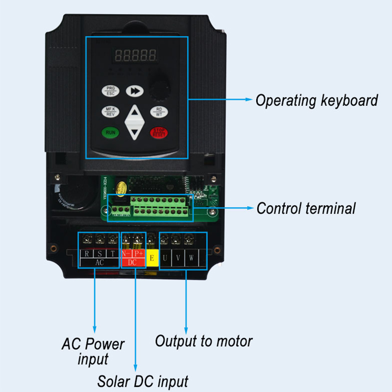 VFD 220V 11KW 15HP Solar Varia - Vfd 11Kw Pump Controller 评论和价格