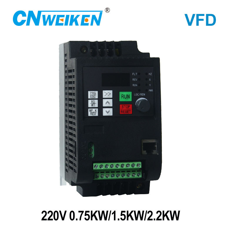 220V 0.75KW/1.5KW/2.2KW Mini V - Vfd 0.75Kw Mini Inverter 评论和价格