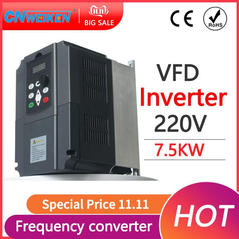 7.5KW 220V Single-phase Invert - Vfd 2.2Kw Single Phase 220V 评论和价格