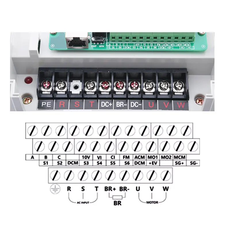 3.7kw 5.5kw 7.5kw CNC VFD Inve - Vfd 7.5Kw Inverter Motor 评论和价格