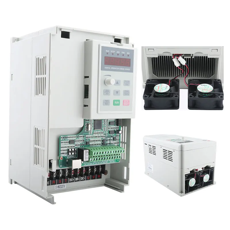 3.7kw 5.5kw 7.5kw CNC VFD Inve - Vfd 7.5Kw Inverter Motor 评论和价格