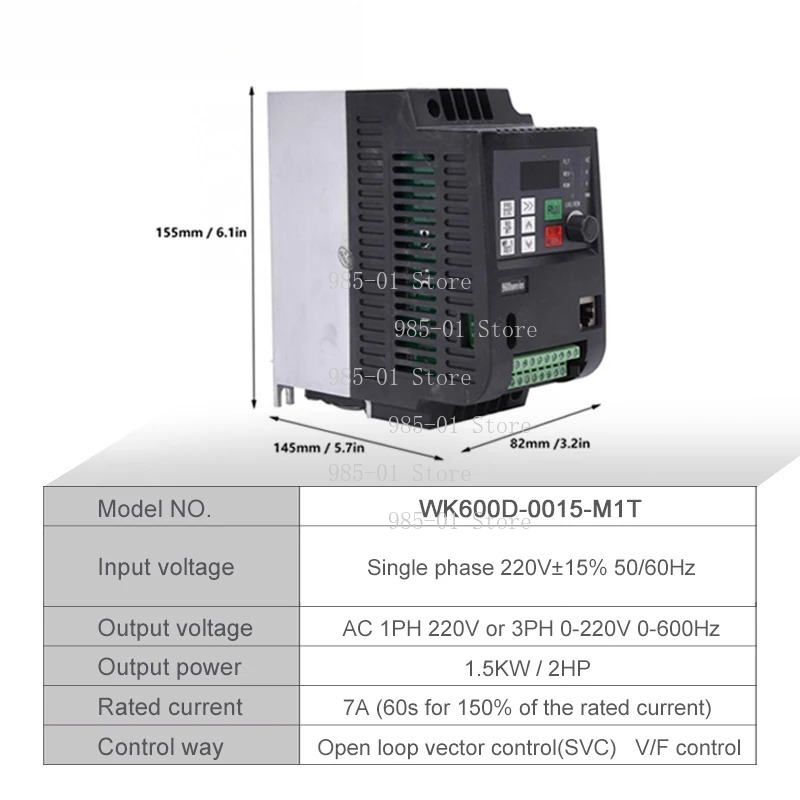 Single Output 220V Motor Speed - Vfd 2.2Kw Single Phase 220V 评论和价格