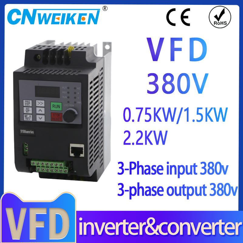 VFD Inverter 0.75KW-11KW Frequ - Variable Frequency Drive 3 Phase 380V 评论和价格