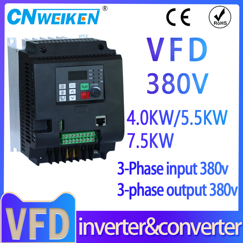 VFD Inverter 0.75KW-11KW Frequ - Variable Frequency Drive 3 Phase 380V 评论和价格